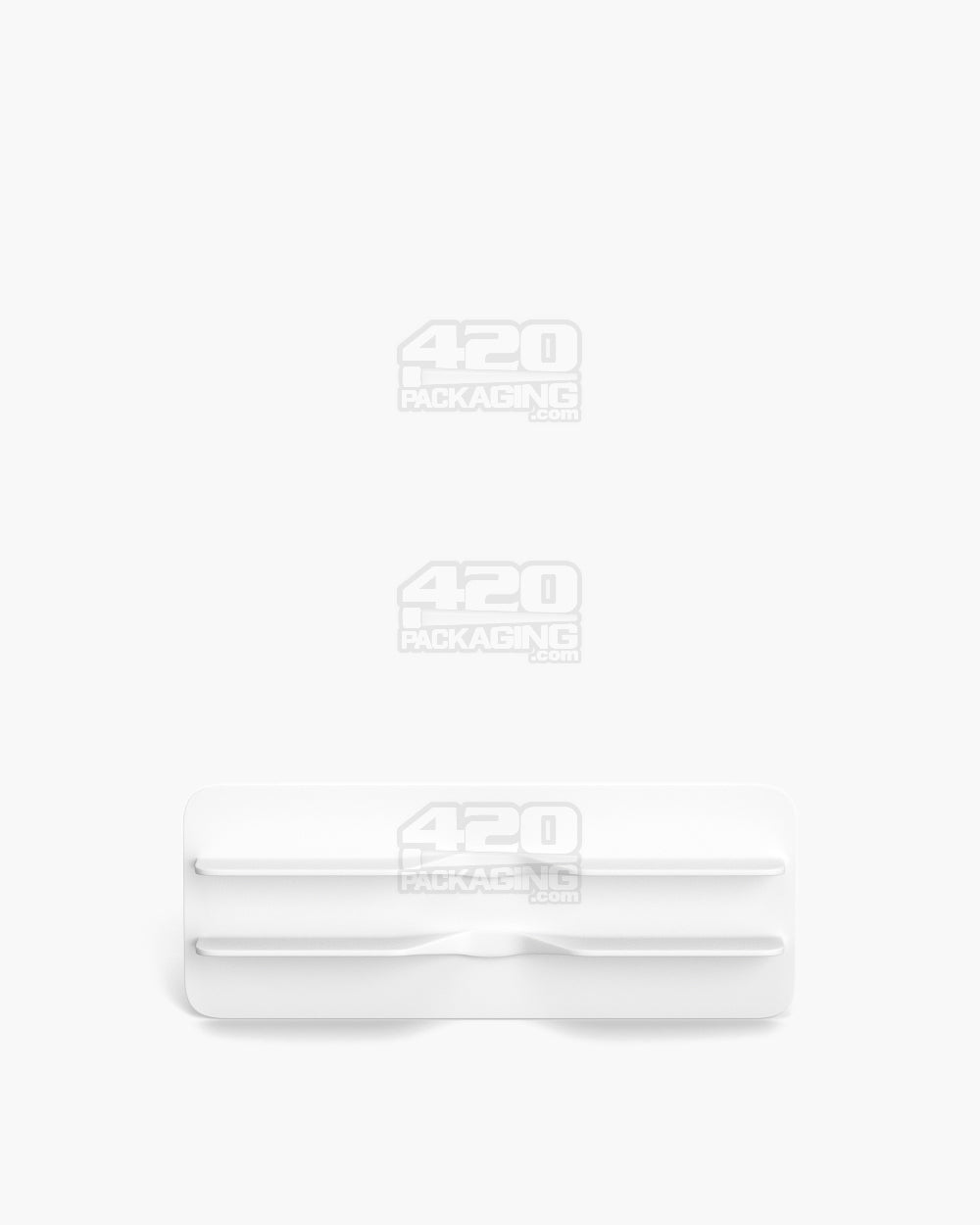 25mm Pollen Gear SnapTech Small White Plastic Insert Tray Foam 2500/Box - 3