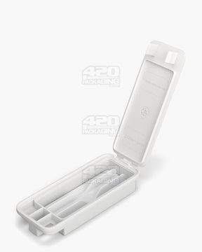 25mm Pollen Gear SnapTech Small White Plastic Insert Tray Foam 2500/Box - 4
