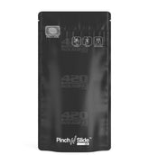 Matte - Black 5" x 8.8" Mylar Pinch N Slide 3.0 Child Resistant & Tamper Evident Vista PCR Bags (14 grams) 250/Box - 1