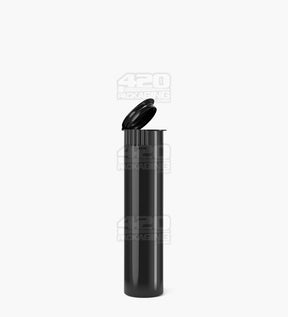 78mm Child Resistant King Size Pop Top Opaque Black Plastic Pre-Roll Tubes 1200/Box