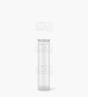 78mm Child Resistant Pop Top Clear Plastic Pre-Roll Tubes 1200/Box
