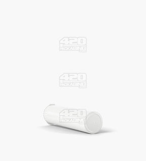 78mm Child Resistant Pop Top Opaque White Plastic Pre-Roll Tubes 1200/Box