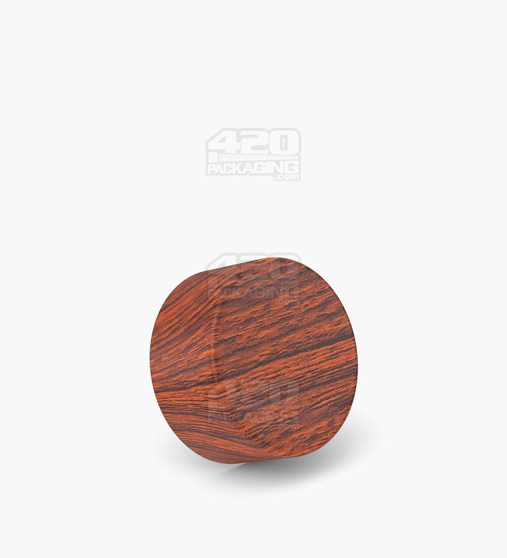 28mm Smooth Push and Turn Child Resistant Plastic Caps With Foam Liner - Redwood - 504/Box - 1