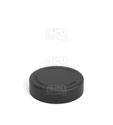 50mm Smooth Push and Turn Child Resistant Plastic Caps With Pressure Sensitive Inliners - Black - 100/Box - 1