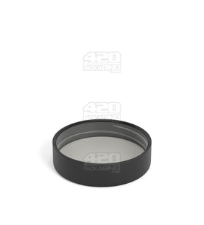 50mm Smooth Push and Turn Child Resistant Plastic Caps With Pressure Sensitive Inliners - Black - 100/Box - 2