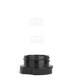 28mm Grow Pack Supply Child Resistant Black 9ml Glass Concentrate Jar w/ Matte Black Cap 320/Box