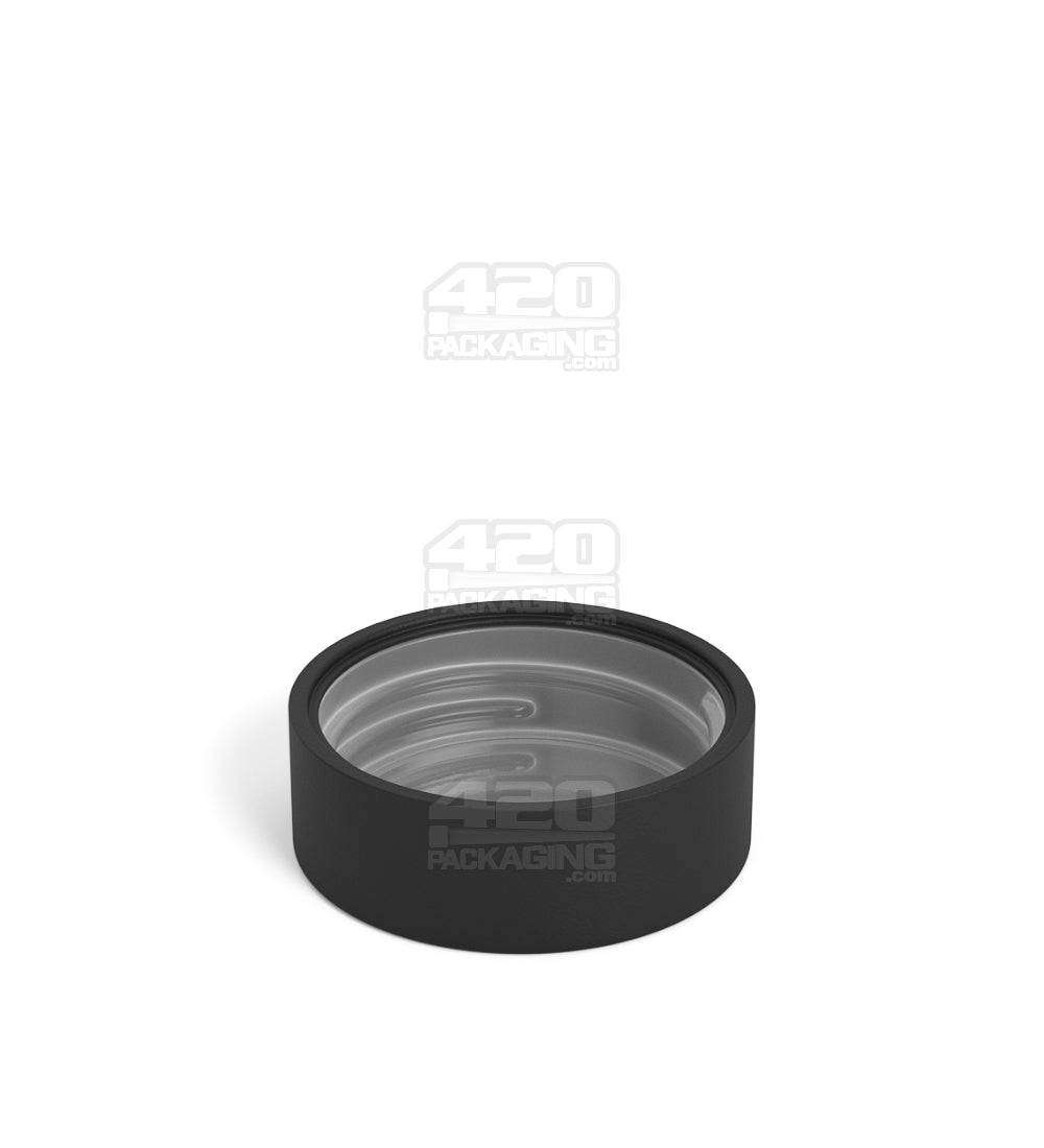 28mm Grow Pack Supply Child Resistant Black 9ml Glass Concentrate Jar w/ Matte Black Cap 320/Box