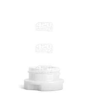 28mm Grow Pack Supply Child Resistant White 9ml Glass Concentrate Jar w/ Glossy Black Cap 320/Box - 3