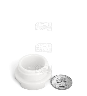 28mm Grow Pack Supply Child Resistant White 9ml Glass Concentrate Jar w/ Matte White Cap 320/Box - 7