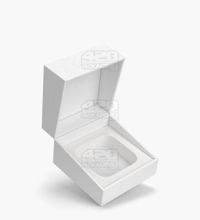 43mm Recyclable Magnetic Qube Concentrate Container Cardboard Box w/ Foam Interior 100/Box