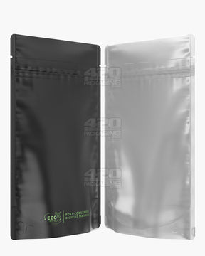 Matte-Black 5" x 8.1" PCR Vista Mylar Tamper Evident Bags (14 grams) 1000/Box - 4