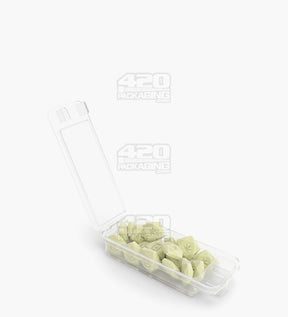 70mm Pollen Gear Clear SnapTech Child Resistant Edible & Pre-Roll Small Joint Case 240/Box