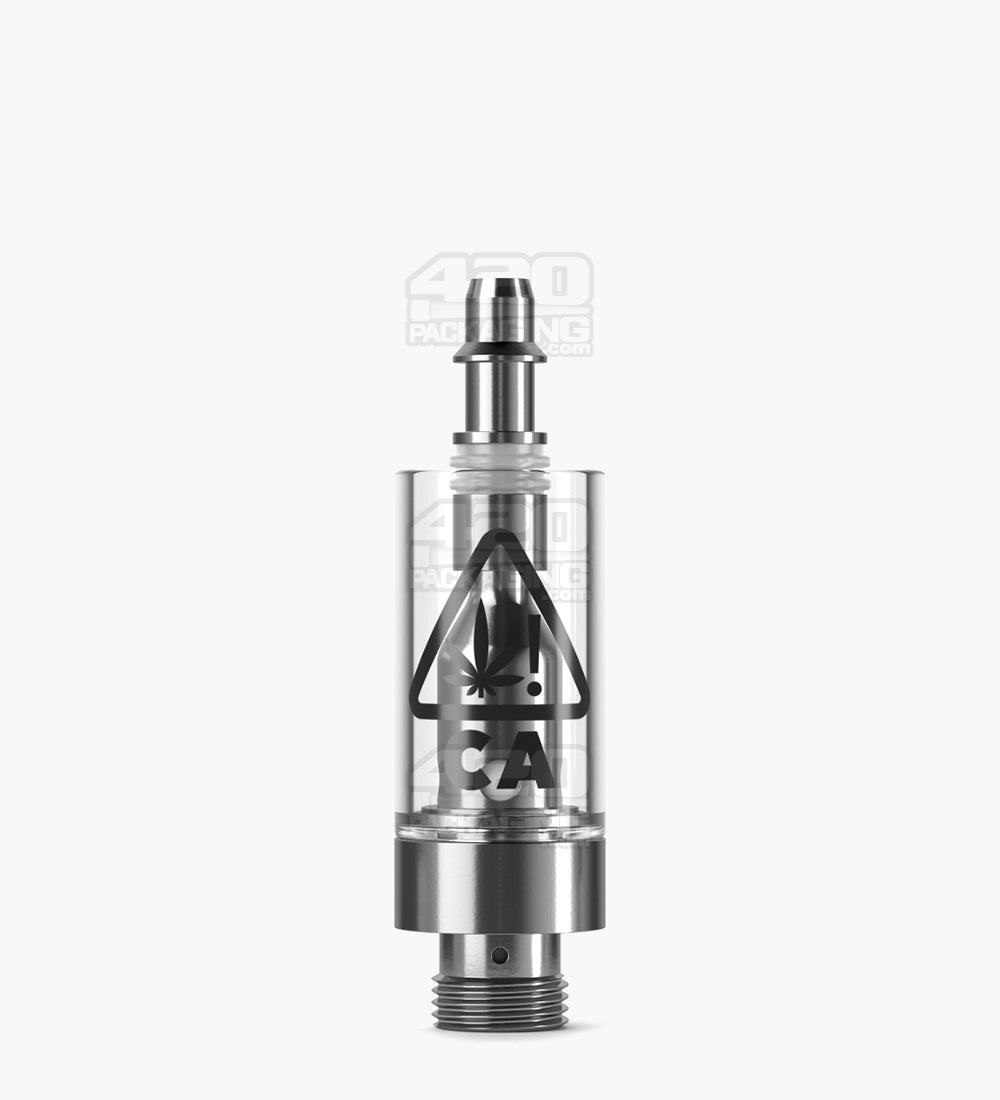 RAE California Symbol Ceramic Core Glass Vape Cartridge 0.5mL w/ Hand Press Connection & 2mm Aperture 400/Box - 1