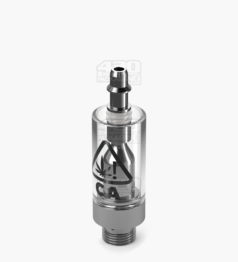 RAE California Symbol Ceramic Core Glass Vape Cartridge 0.5mL w/ Hand Press Connection & 2mm Aperture 400/Box - 3