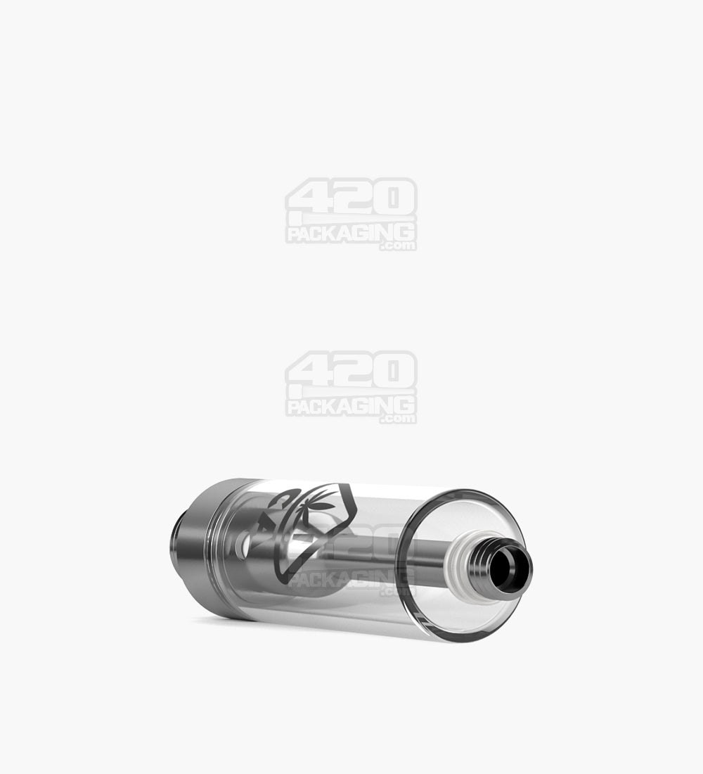 RAE California Symbol Glass Vape Cartridge 1mL w/ Screw On Connection & 2mm Aperture 400/Box - 5