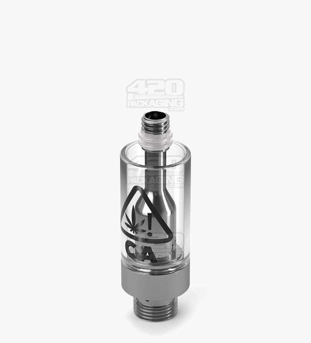 RAE California Symbol Glass Vape Cartridge 0.5mL w/ Screw On Connection & 2mm Aperture 400/Box - 3