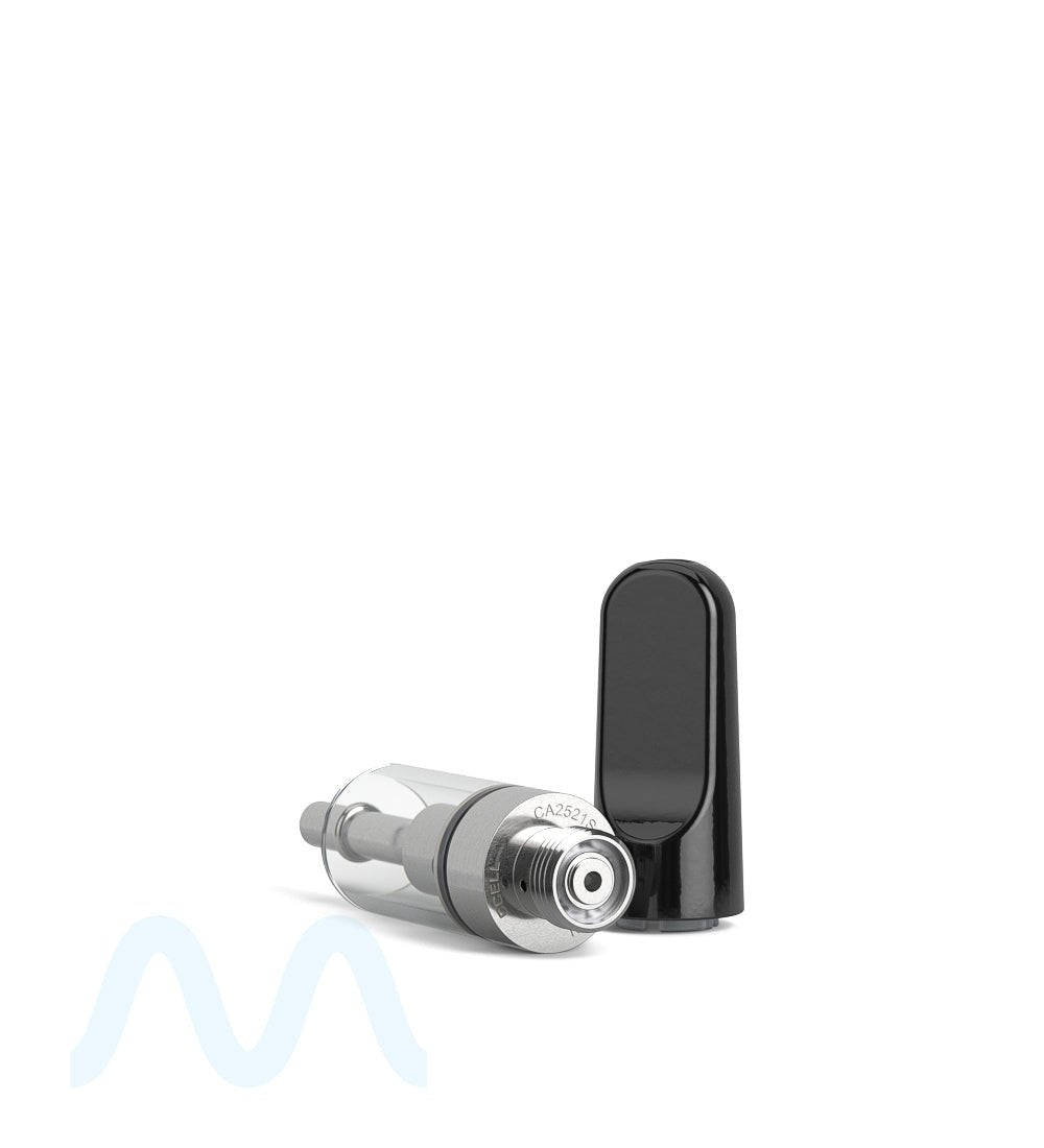 CCELL TH2 - SE Glass Vape Cartridge 0.5ml w/ Snap Fit Black Ceramic Mouthpiece Connection 100/Box - 7