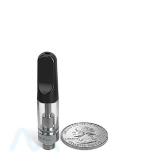 CCELL TH2 - SE Glass Vape Cartridge 0.5ml w/ Snap Fit Black Ceramic Mouthpiece Connection 100/Box - 9