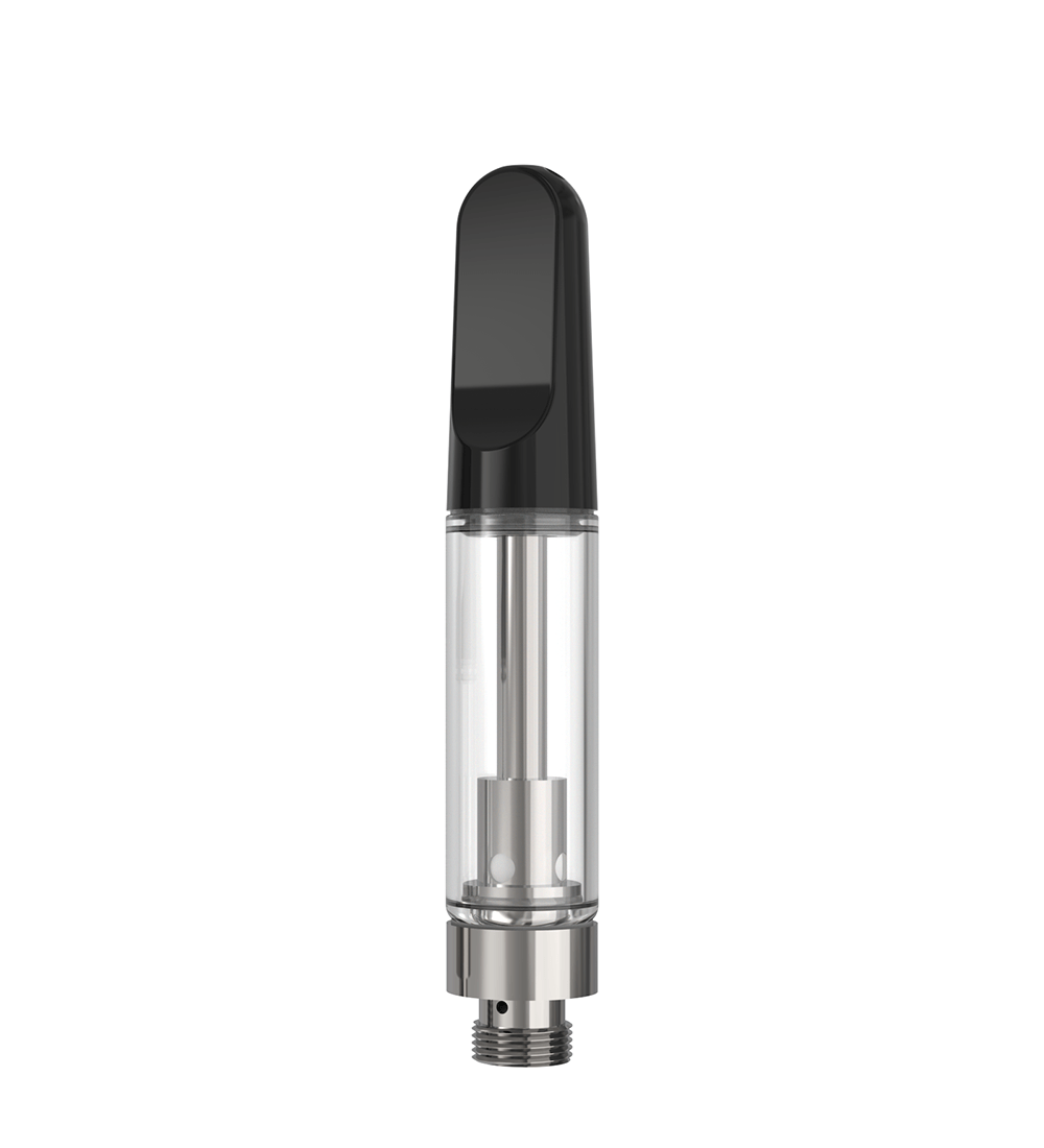 CCELL TH2-SE Glass Vape Cartridge with Black Plastic Mouthpiece | 1mL - Snap Fit | Sample