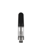 CCELL TH2 - SE Glass Vape Cartridge 0.5ml w/ Snap Fit Black Plastic Mouthpiece Connection 100/Box - 1