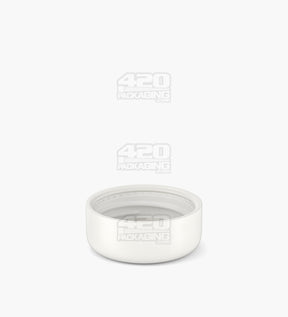 36mm Pollen Gear HiLine Push and Turn Child Resistant Plastic Round Caps w/ Foam Liner - Matte White - 308/Box