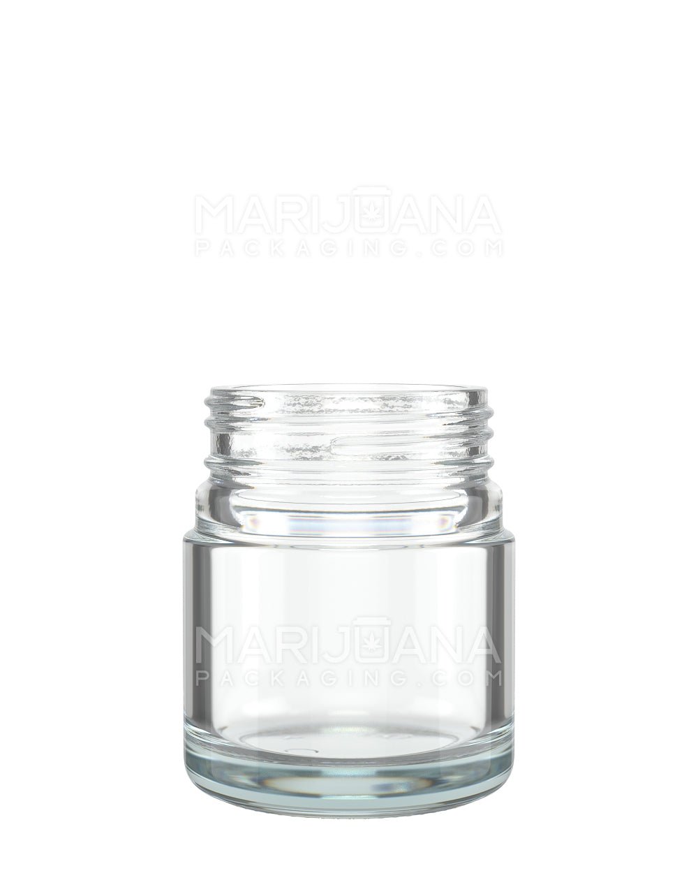 POLLEN GEAR HiLine Straight Sided Clear Glass Jars | 52mm - 2.5oz | Sample