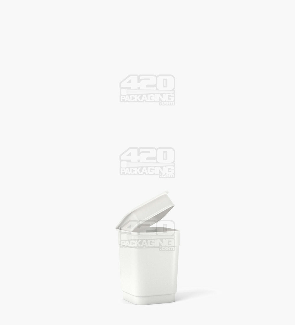6 Dram Pollen Gear White Child Resistant Pop Box Pop Top Bottles 1632/Box