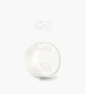 36mm Pollen Gear HiLine Push and Turn Child Resistant Plastic Scooped Caps With Triple Layer Foil Liner - Matte White - 308/Box