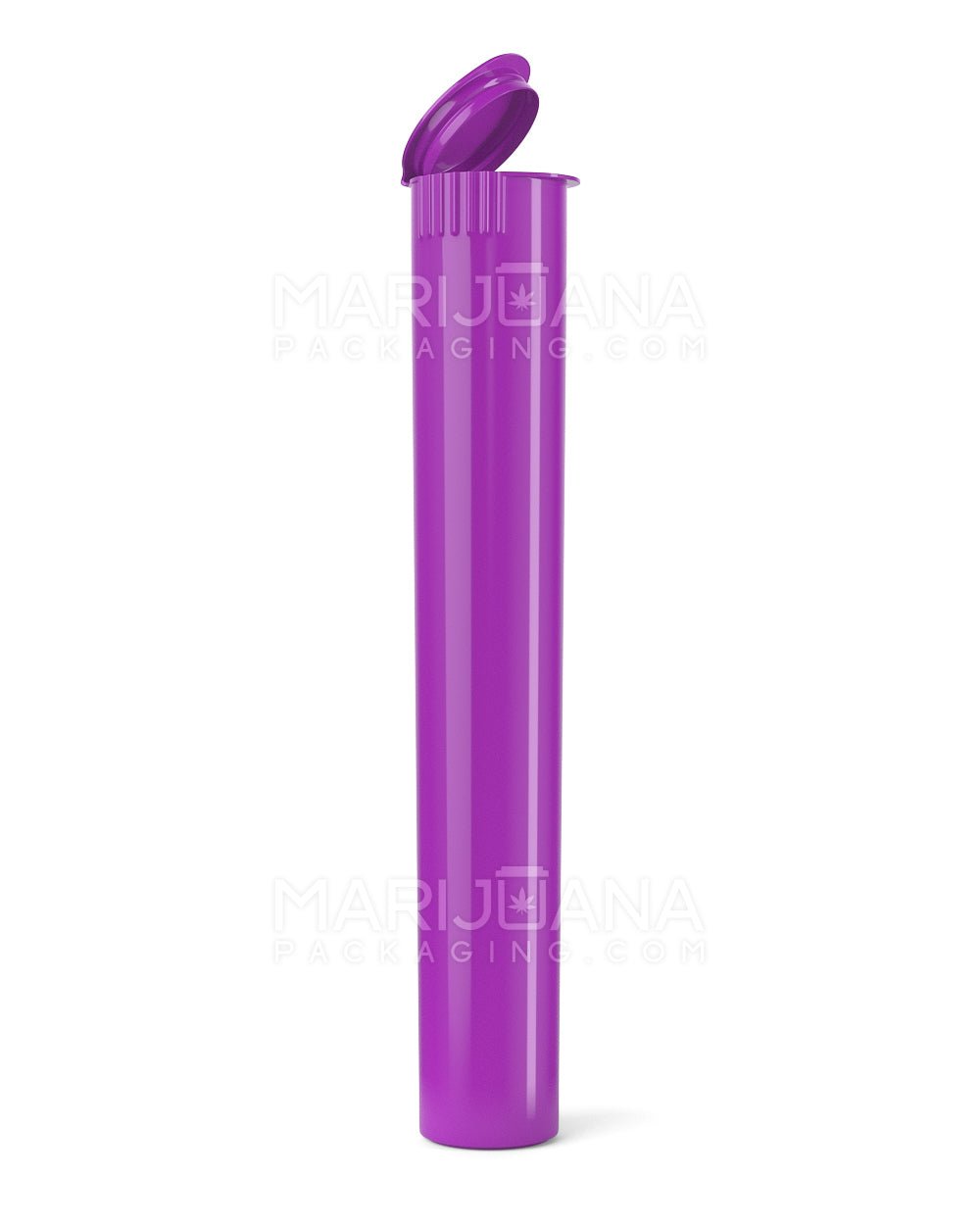 Child Resistant King Size Pop Top Opaque Plastic Pre-Roll Tubes | 116mm - Purple | Sample