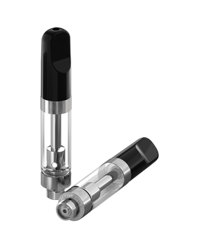 ACTIVE Black Ceramic Flat Vape Mouthpiece for for EZ Click™ Cartridges 100/Box - 2