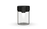 4oz Chubby Gorilla Clear Child Resistant Opaque Aviator Container with Black Closure 400/Box - 1