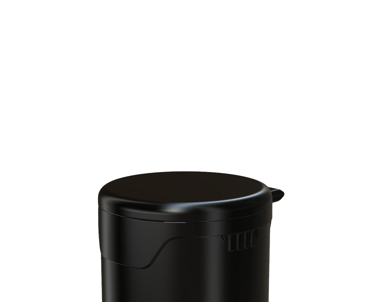 CHUBBY GORILLA | Child Resistant Pop-Cap Black Aviator Plastic Tubes | 116mm - Black Cap - 1500 Count