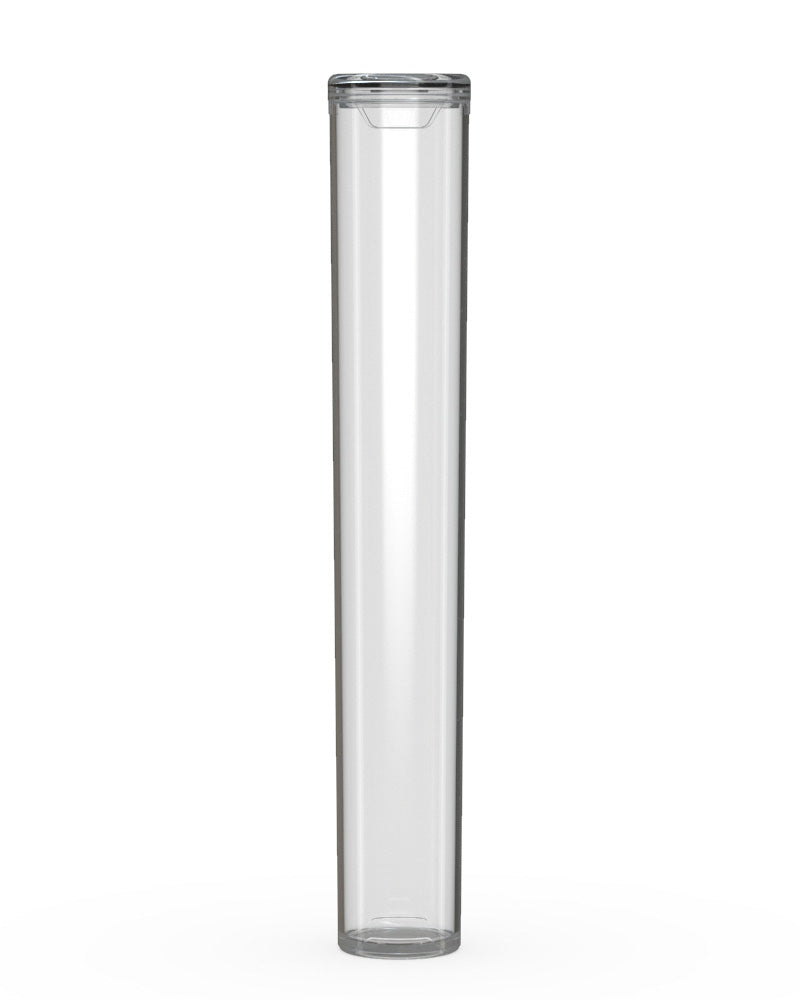 CHUBBY GORILLA | Child Resistant Pop-Cap Clear Aviator Plastic Tubes | 116mm - Clear Cap - 1500 Count