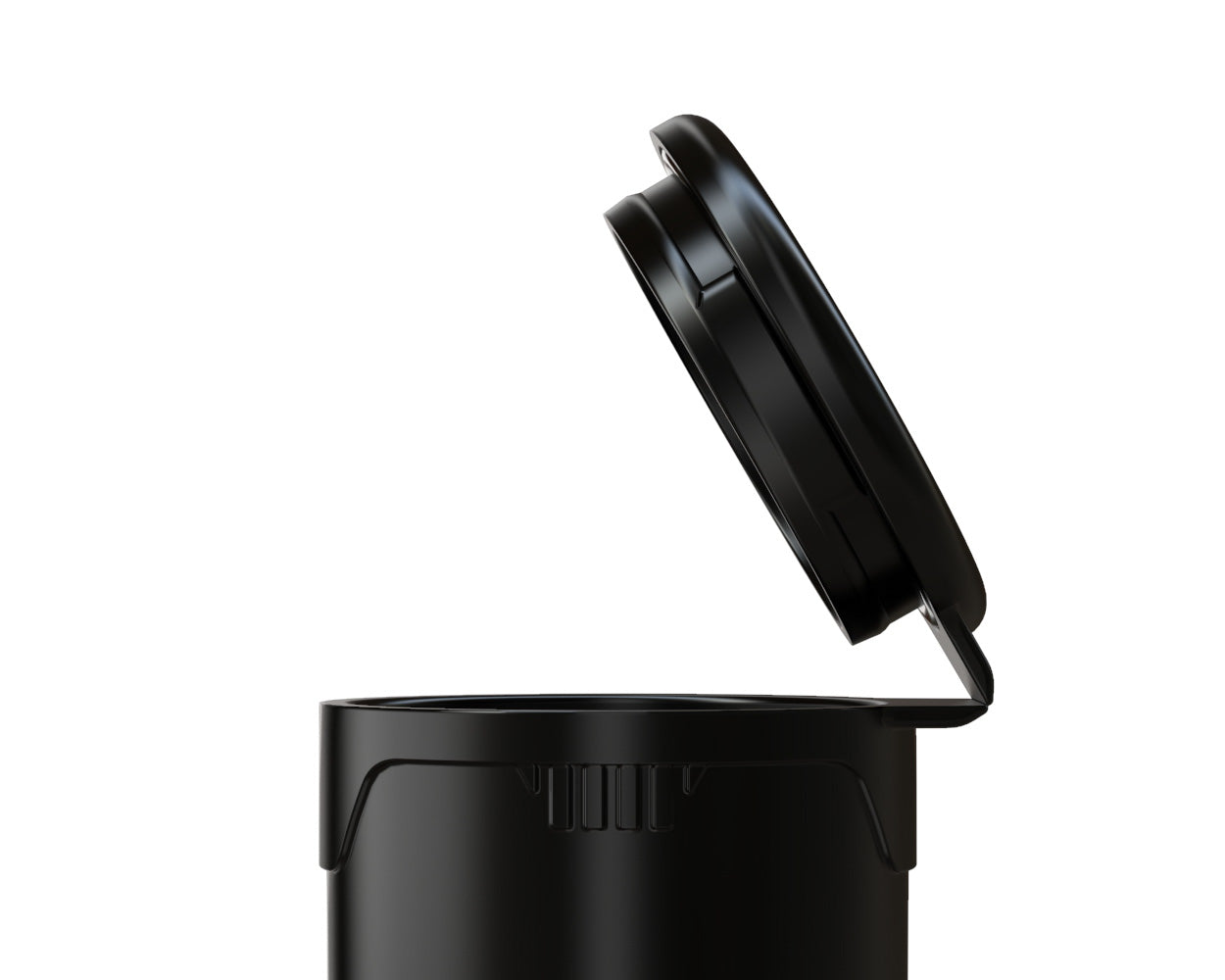 CHUBBY GORILLA | Child Resistant Pop-Cap Black Aviator Plastic Tubes | 98mm - Black Cap - 1500 Count