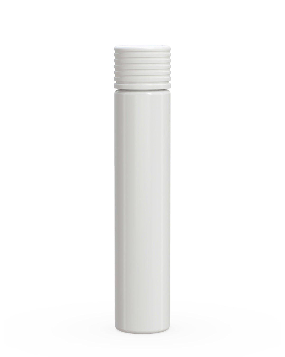 115mm Chubby Gorilla Child Resistant Spiral White Plastic Pre-Roll Tubes w/ White Cap 200/Box