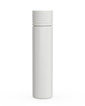 95mm Chubby Gorilla Child Resistant Spiral White Plastic Pre-Roll Tubes w/ White Cap 300/Box