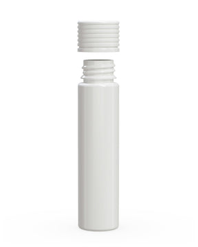 95mm Chubby Gorilla Child Resistant Spiral White Plastic Pre-Roll Tubes w/ White Cap 300/Box