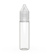 20mL Chubby Gorilla Clear Child Resistant PET Unicorn Dropper Bottles w/ Clear Closure 1000/Box - 1