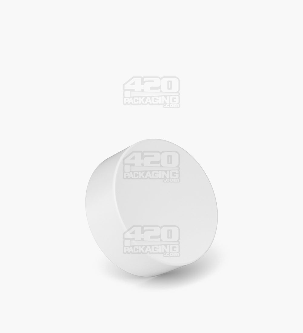 38mm Smooth Push and Turn Child Resistant Plastic Caps With Foil & Heat Liner - White - 320/Box