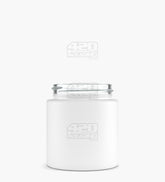 50mm Straight Sided Matte White 3oz Glass Jar 100/Box - 1