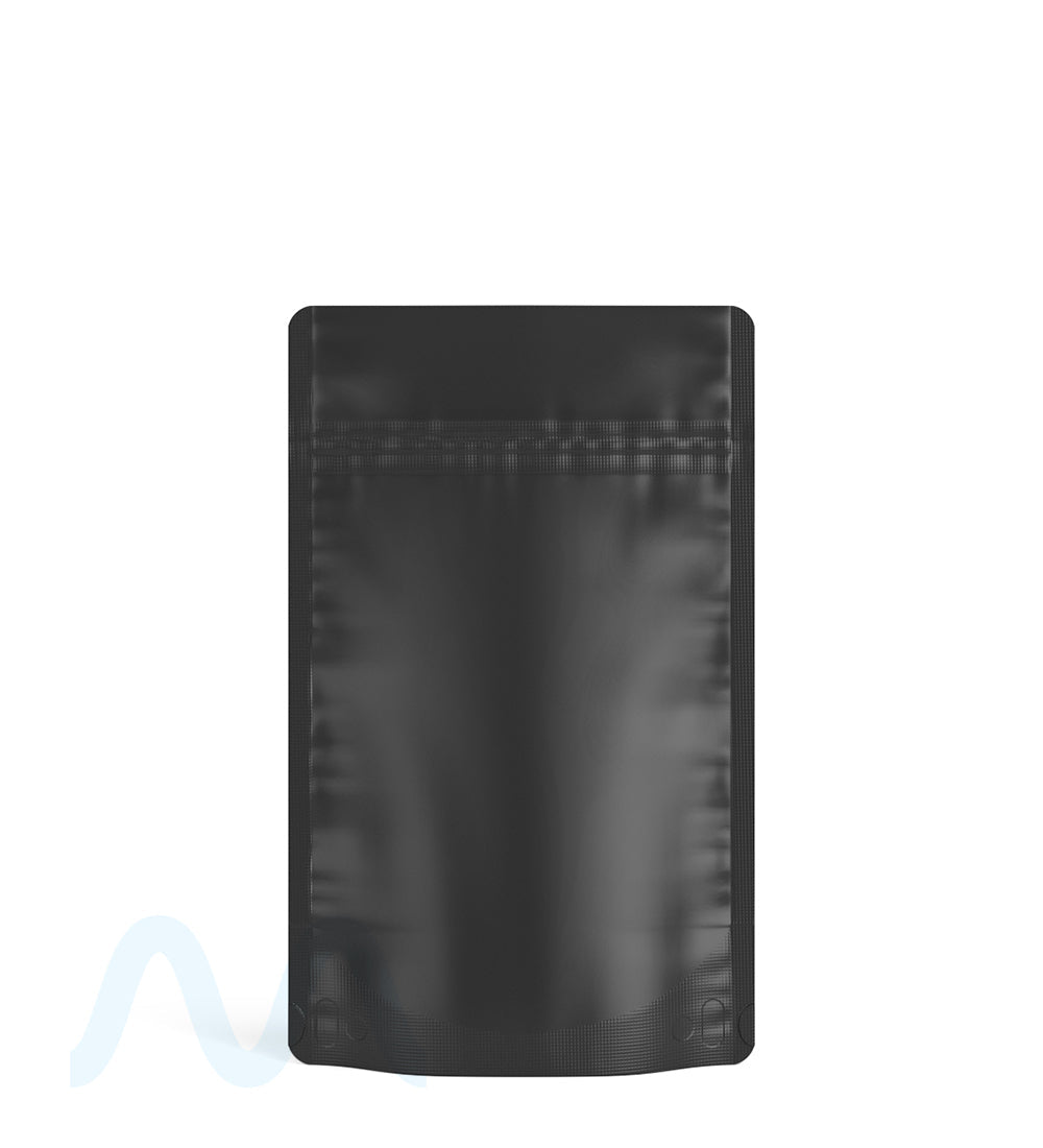 Tamper Evident Matte Black Vista PCR Mylar Bags (No Tear Notch) | 4in x 6.5in - 7g | Sample