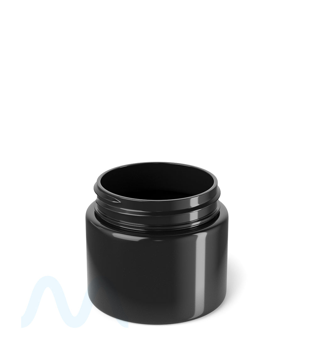 Straight Sided Black Plastic PCR Jars | 53mm - 3oz | Sample