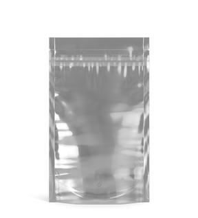 Matte - Black 5" x 8.1" Vista Mylar Tamper Evident Bags w/ Tear Notch (14 grams) 1000/Box - 2