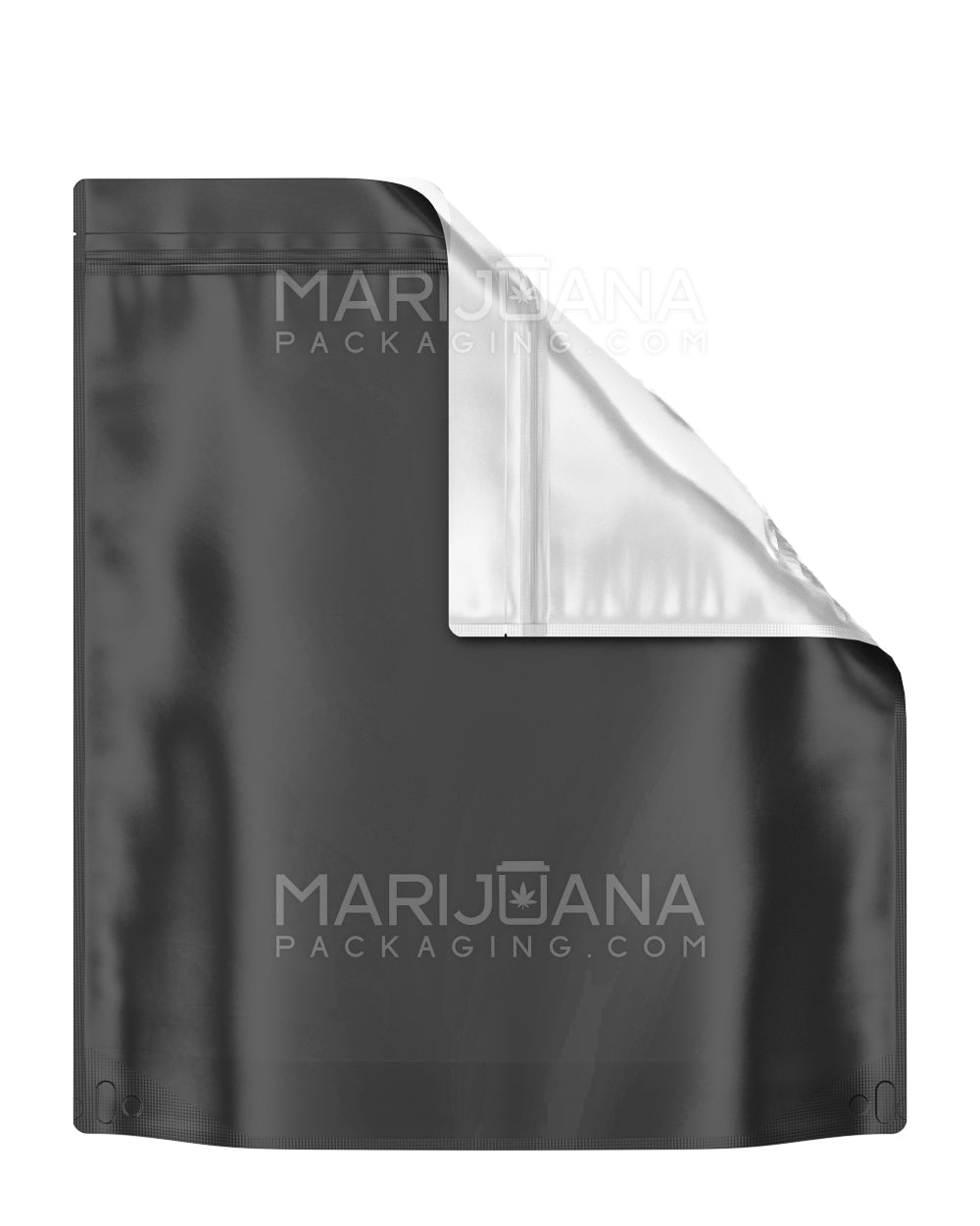 Tamper Evident Matte Black Vista Mylar Bags | 14.6in x 16.4in - 448g | Sample