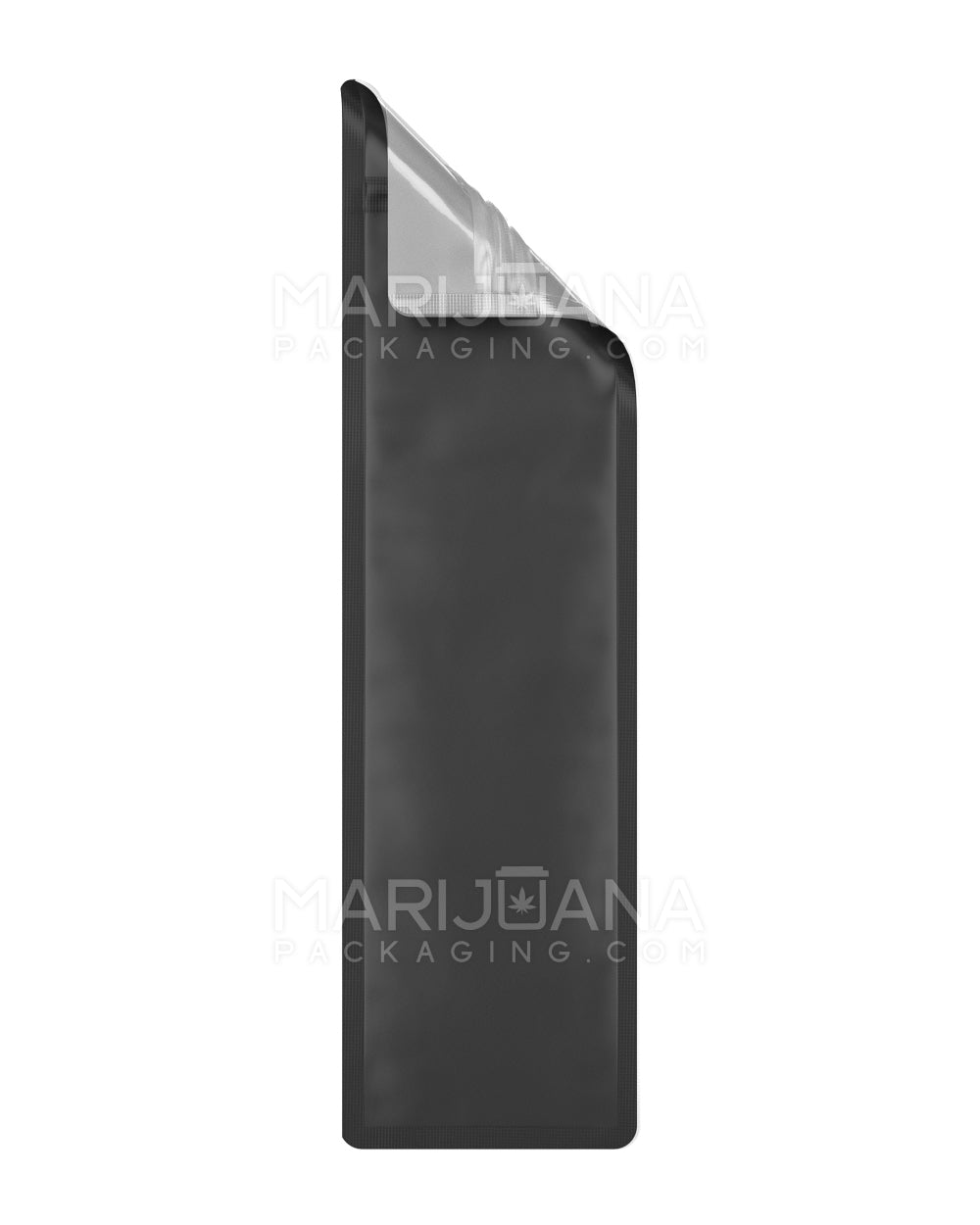 Tamper Evident Matte Black Vista Mylar Bags for Pre-Roll/Syringe | 2.5in x 9in - 3.5g | Sample