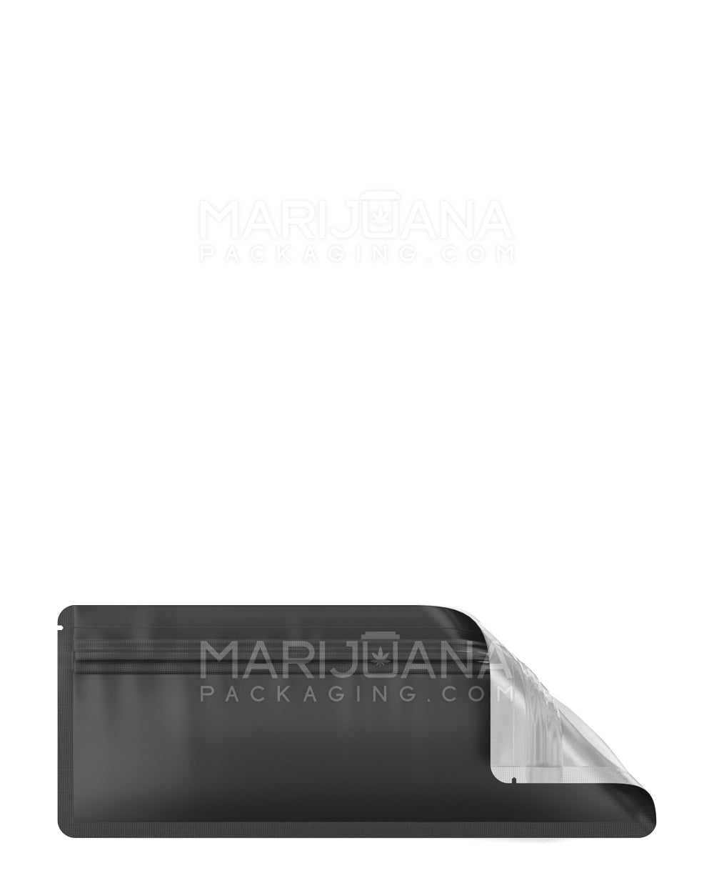 Tamper Evident Matte Black Vista Mylar Bags for Pre-Roll/Syringe | 7in x 2.7in - 2g | Sample