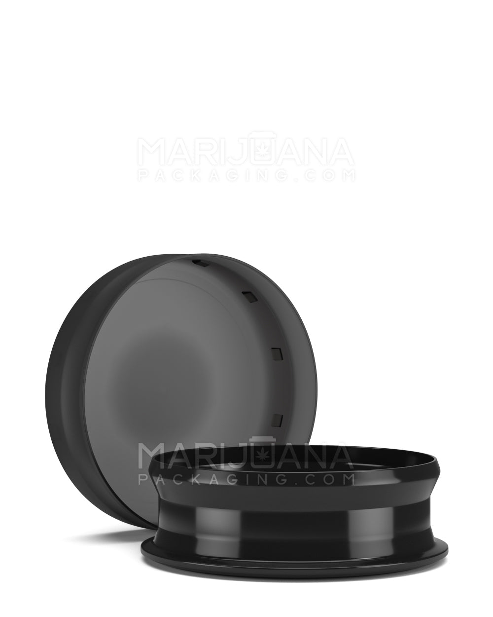 Child Resistant | Pop Can Food & Flower Container w/ Frosted Lid Cover | 26 Dram - Black - Sample