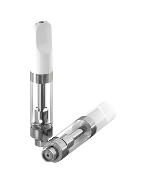 ACTIVE White Plastic Flat Vape Mouthpiece for for EZ Click™ Cartridges 100/Box - 2