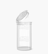 19 Dram Clear Child Resistant Transparent Pop Top Bottles 225/Box