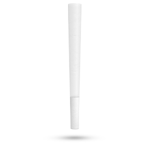 WHITE, 95mm Plastic Pre-Roll Packaging Doob Tube